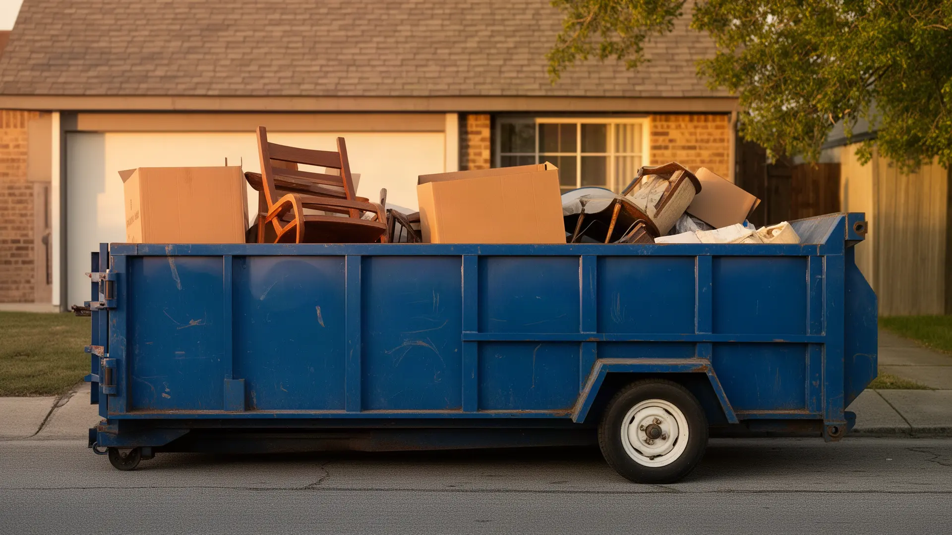 Roll-off dumpster from Burke's Dumpster Rental in Salt Lake City, UT